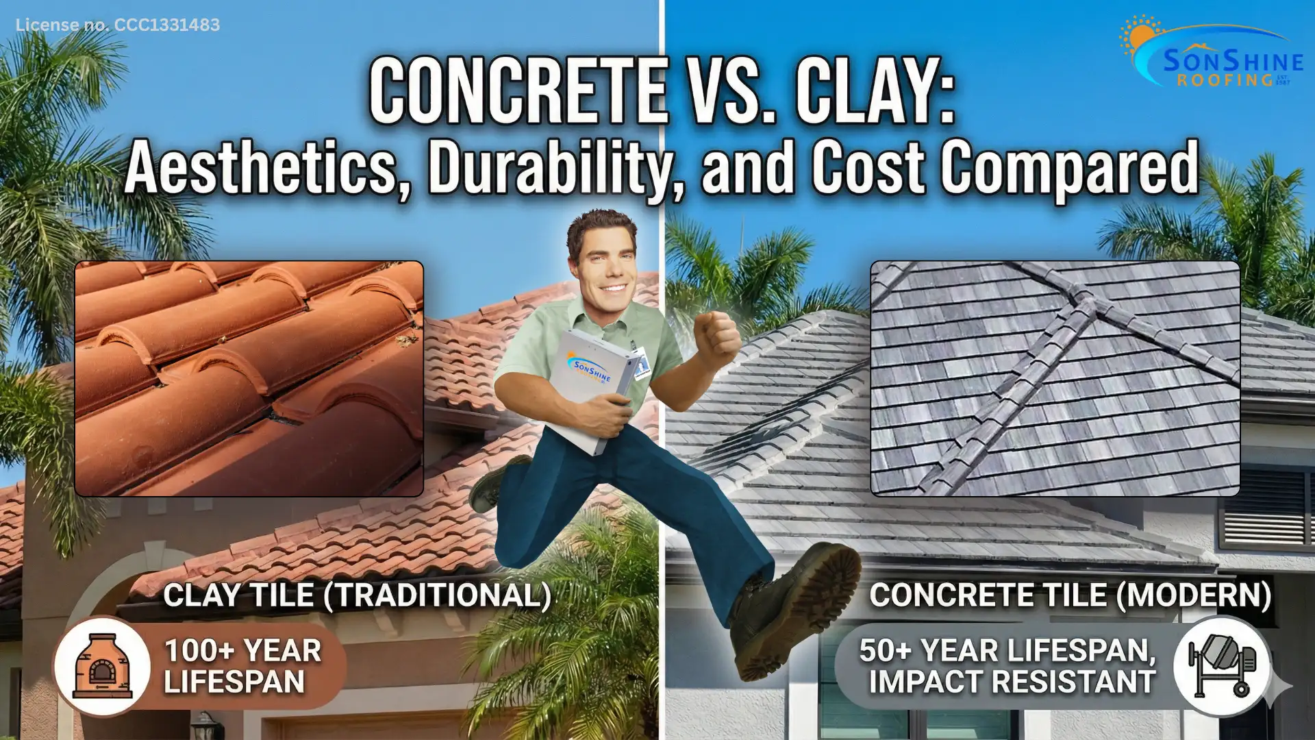 Concrete Tiles Vs Clay Tiles: Aesthetics, Durability, and Cost Compared