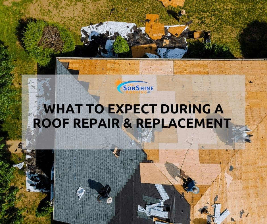 what to expect during a roof repair and replacement